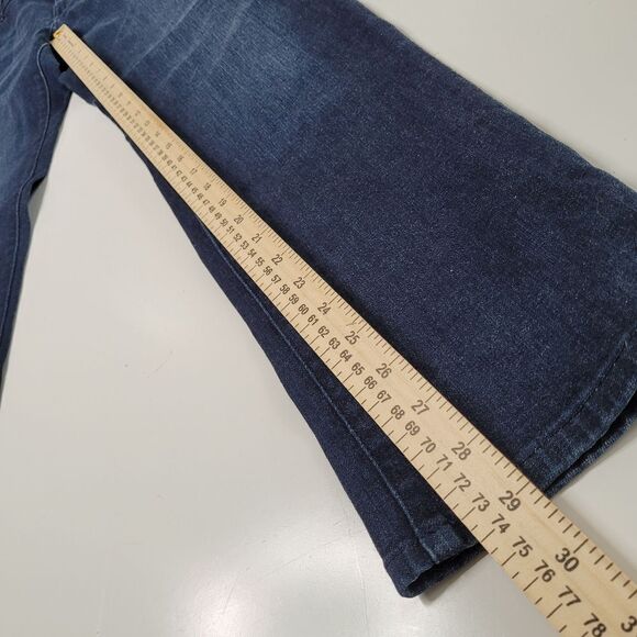 31 WARP + WEFT CDG PARIS CIGARETTE DARK WASH STRETCH JEANS NORDSTROM LIKE NEW 30 - Picture 2 of 9